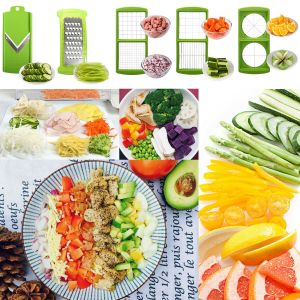 לחיות נכון כלי מטבח קוצץ ירקות (12 חלקים)